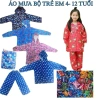 Áo Mưa Trẻ Em Cài Nút Hoạt Hình Dễ Thương, Chống Thấm, Ngăn Balo & Kính, 69.300đ 10