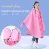 Áo mưa trẻ em cánh dơi EVA không thấm, kính che mặt, khóa kéo, cute đi xe đạp AM03 - 139.799₫ 6