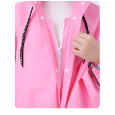 Áo mưa trẻ em cánh dơi EVA không thấm, kính che mặt, khóa kéo, cute đi xe đạp AM03 - 139.799₫ 7