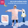 Áo Mưa Trẻ Em DELI - Phản Quang An Toàn, Ngăn Đeo Ba Lô, Nhiều Màu, Tặng Hộp Màu 4