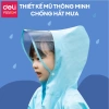 Áo Mưa Trẻ Em DELI - Phản Quang An Toàn, Ngăn Đeo Ba Lô, Nhiều Màu, Tặng Hộp Màu 5