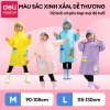 Áo Mưa Trẻ Em DELI - Phản Quang An Toàn, Ngăn Đeo Ba Lô, Nhiều Màu, Tặng Hộp Màu 8
