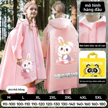 Áo mưa trẻ em hình khủng long có vành, phản quang, che balo, chống thấm toàn thân – Giá chỉ 356.383₫ 9 Áo mưa trẻ em hình khủng long có vành, phản quang, che balo, chống thấm toàn thân – Giá chỉ 356.383₫ 9