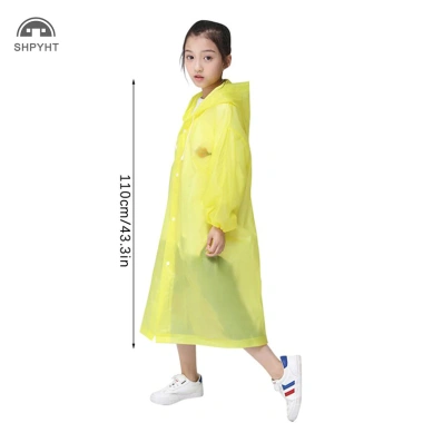 Áo mưa trẻ em không dùng một lần – Chống nước, du lịch, đi bộ đường dài, mới