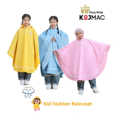 Áo Mưa Trẻ Em KOJMAC Raicoat Kids - Đựng vừa balo, size 5-12 tuổi, giá ưu đãi 136k 3 Áo Mưa Trẻ Em KOJMAC Raicoat Kids - Đựng vừa balo, size 5-12 tuổi, giá ưu đãi 136k 3