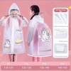 Áo mưa trẻ em Kuromi toàn thân chống thấm, khóa kéo bền, che balo tiện lợi, giá 312.485₫ 4