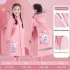 Áo mưa trẻ em Kuromi toàn thân chống thấm, khóa kéo bền, che balo tiện lợi, giá 312.485₫ 5