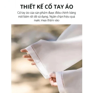 Áo Mưa Trẻ Em Trong Suốt Dài Có Mũ - Chống Thấm, Nhẹ, Gấp Gọn, Bảo Vệ - 49.000₫