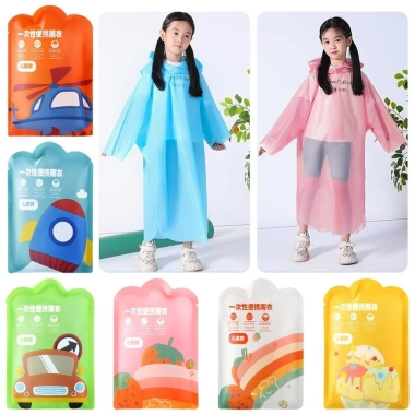 Áo mưa trẻ em YUNANUN - Một mảnh không thấm, chân không, ngoài trời - Giá 26,568₫