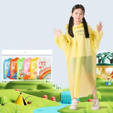 Áo mưa trẻ em YUNANUN - Một mảnh không thấm, chân không, ngoài trời - Giá 26,568₫