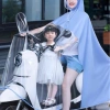 Áo mưa trong suốt Hàn Quốc dày, kèm kính che mắt thời trang cánh dơi 1+2 đầu – Giá 72.000