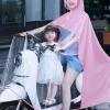 Áo mưa trong suốt Hàn Quốc dày, kèm kính che mắt thời trang cánh dơi 1+2 đầu – Giá 72.000 4