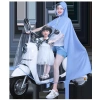 Áo mưa trong suốt Hàn Quốc dày, kèm kính che mắt thời trang cánh dơi 1+2 đầu – Giá 72.000 8