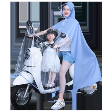 Áo mưa trong suốt Hàn Quốc dày, kèm kính che mắt thời trang cánh dơi 1+2 đầu – Giá 72.000