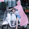 Áo mưa trong suốt toàn thân mẹ & bé kèm kính chắn mưa, vải dù siêu nhẹ chống thấm - Chính Hãng, giảm giá 78.000đ 4