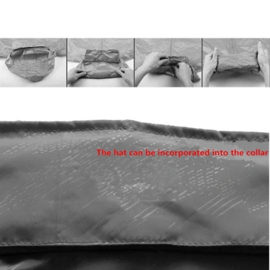Áo mưa unisex chống thấm nước, chống gió, có hood - thích hợp xe đạp, du lịch, thể thao 7 Áo mưa unisex chống thấm nước, chống gió, có hood - thích hợp xe đạp, du lịch, thể thao 7