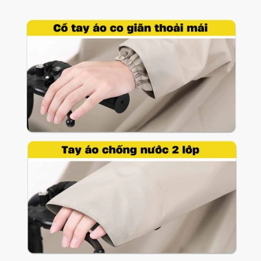 Áo mưa vải Oxford bền, chống thấm, nhanh khô – An toàn khi đi xe máy, xe điện, giá chỉ 158.000₫ 6 Áo mưa vải Oxford bền, chống thấm, nhanh khô – An toàn khi đi xe máy, xe điện, giá chỉ 158.000₫ 6