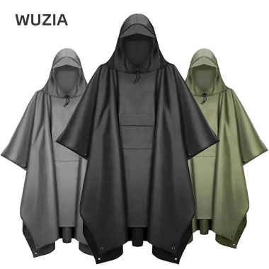 Áo mưa WUZIA Poncho 3 trong 1 chống nước, nhẹ siêu lớn, di động cho du lịch & trekking - 170.640₫