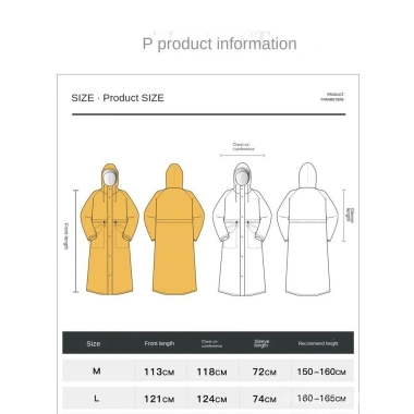 Áo mưa xe đạp điện người lớn, poncho toàn thân dài, chống mưa mạnh, unisex, giá sỉ Q1IG