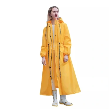 Áo mưa xe đạp điện người lớn, poncho toàn thân dài, chống mưa mạnh, unisex, giá sỉ Q1IG
