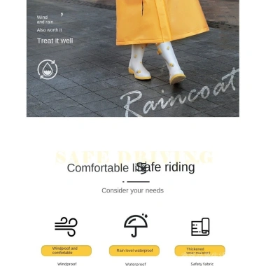 Áo mưa xe đạp điện người lớn, poncho toàn thân dài, chống mưa mạnh, unisex, giá sỉ Q1IG 9 Áo mưa xe đạp điện người lớn, poncho toàn thân dài, chống mưa mạnh, unisex, giá sỉ Q1IG 9