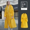 Áo mưa xe đạp điện người lớn, poncho toàn thân dài, chống mưa mạnh, unisex, giá sỉ Q1IG 10