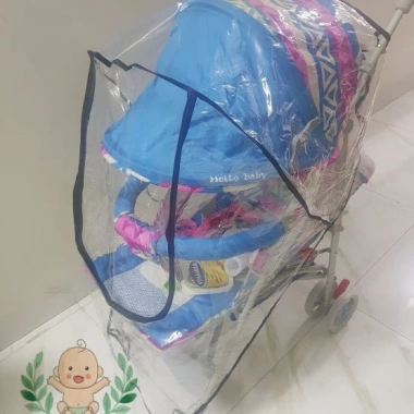 Áo Mưa Xe Đẩy Bé An Toàn, Chống Thấm, Thoáng Khí, Giá Gốc 253k Giảm 199k