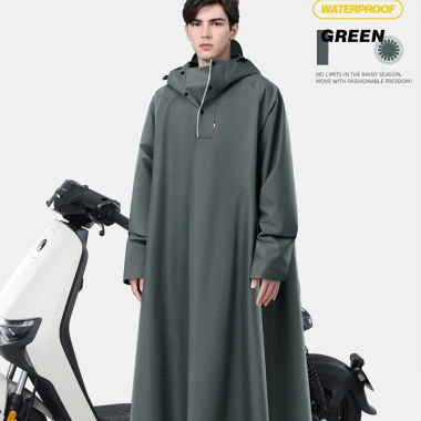 Áo Mưa Xe Máy Chống Thấm 100% Thiết Kế Bít Kín Toàn Thân Siêu Bền Gấp Gọn Nhẹ 194k