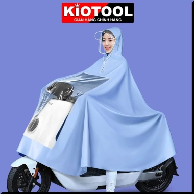 Áo mưa xe máy Kiotool vành đôi che chắn nước, dùng điện thoại dễ dàng – 119k 2 Áo mưa xe máy Kiotool vành đôi che chắn nước, dùng điện thoại dễ dàng – 119k 2