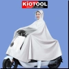 Áo mưa xe máy Kiotool vành đôi che chắn nước, dùng điện thoại dễ dàng – 119k 3