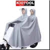 Áo mưa xe máy Kiotool vành đôi che chắn nước, dùng điện thoại dễ dàng – 119k 4