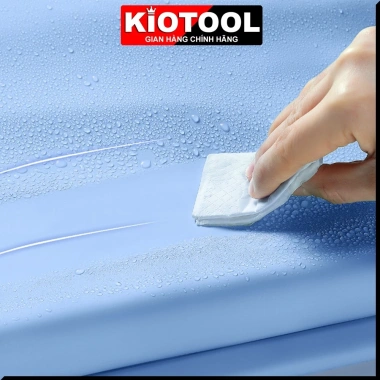 Áo mưa xe máy Kiotool vành đôi che chắn nước, dùng điện thoại dễ dàng – 119k