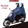 Áo Mưa Xe Máy TOGIA Cánh Dơi Có Kính 1 Mũ 2 Mũ - Chất Lượng Cao, Giảm Giá 75.000₫