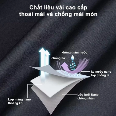 Ao mưa Zacro dây kéo vải Oxford cho nam và nữ size L-XXL chỉ 185.000₫ 8