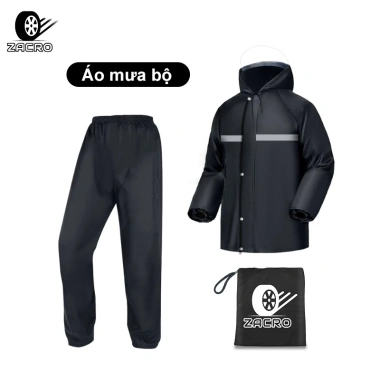 Ao mưa Zacro dây kéo vải Oxford cho nam và nữ size L-XXL chỉ 185.000₫ 10