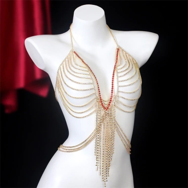 Áo ngực dây xích kim cương sang trọng, bikini gợi cảm, quần lót thời trang 369.783đ