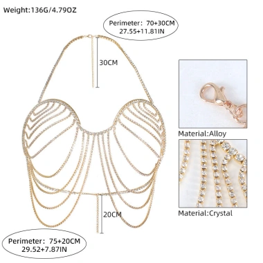 Áo ngực dây xích kim cương sang trọng, bikini gợi cảm, quần lót thời trang 369.783đ 5 Áo ngực dây xích kim cương sang trọng, bikini gợi cảm, quần lót thời trang 369.783đ 5