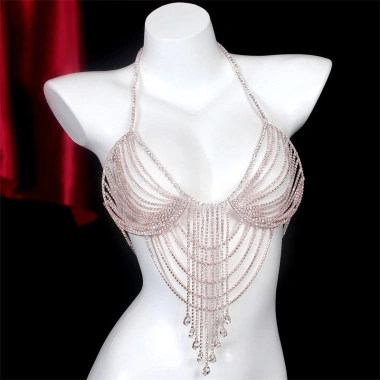 Áo ngực dây xích kim cương sang trọng, bikini gợi cảm, quần lót thời trang 369.783đ