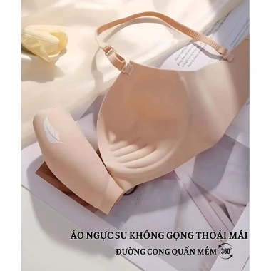 Áo Ngực Su Không Gọng Không Lộ Viền Quây Cài Sau Đệm 3cm Thoải Mái – Giá Ưu Đãi 54.300 VND