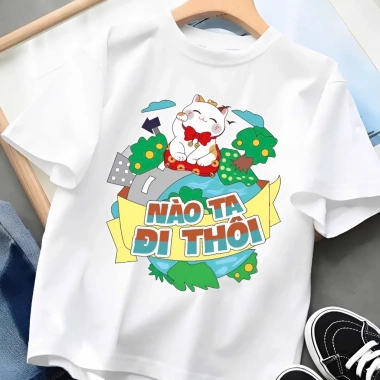 Áo nhóm đi biển unisex cotton mát mịn, form vừa người, giá ưu đãi 59k cho bạn thân