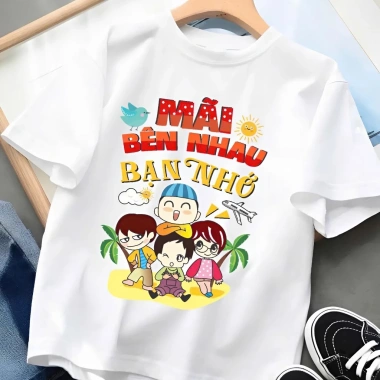 Áo nhóm đi biển unisex cotton mát mịn, form vừa người, giá ưu đãi 59k cho bạn thân