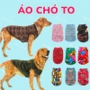 Áo nỉ chó to khuy bấm ấm áp, áo khoác lót lông size lớn - Giá ưu đãi 129k