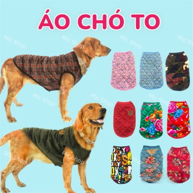 Áo nỉ chó to khuy bấm ấm áp, áo khoác lót lông size lớn - Giá ưu đãi 129k Áo nỉ chó to khuy bấm ấm áp, áo khoác lót lông size lớn - Giá ưu đãi 129k