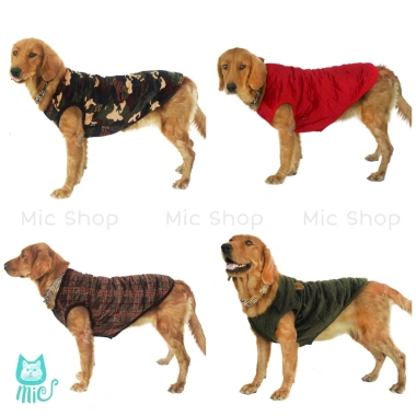 Áo nỉ chó to khuy bấm ấm áp, áo khoác lót lông size lớn - Giá ưu đãi 129k 2