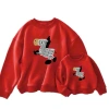 Áo Nỉ Gia Đình Noel Tết In Hình Ngựa Vằn Đỏ Dày Dặn Form Rộng Thoải Mái SP74 185.000 VND 6