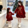 Áo nỉ lông cừu bé gái 2.026 màu bạc ấm áp - Quần áo trẻ em Tết Nguyên Đán giảm giá 6
