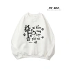 Áo nỉ sweater cặp đôi nam nữ Tết 2.026 – Đỏ xanh trắng đen, dài tay, form rộng oversize, chất dày, giá chỉ 184,960 VND 5