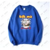 Áo nỉ sweater cặp đôi Tết 2.026 Oversize dài tay dày đẹp màu đỏ xanh trắng đen 3
