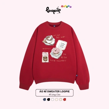 Áo Nỉ Sweater LOOPIE POP LP380 Why Do Me Form Rộng Y2K Cute - Sẵn Hàng Tết 2.026 Giá 145k 9 Áo Nỉ Sweater LOOPIE POP LP380 Why Do Me Form Rộng Y2K Cute - Sẵn Hàng Tết 2.026 Giá 145k 9