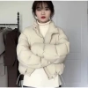 Áo phao nhung lỳ dáng croptop hot trend - Quảng Châu cao cấp, giảm còn 250k 2
